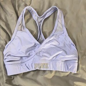 PINK Victoria's Secret Intimates & Sleepwear - Purple Strappy Pink Sports Bra PINK Victoria's Secret Intimates & Sleepwear - Purple Strappy Pink Sports Bra